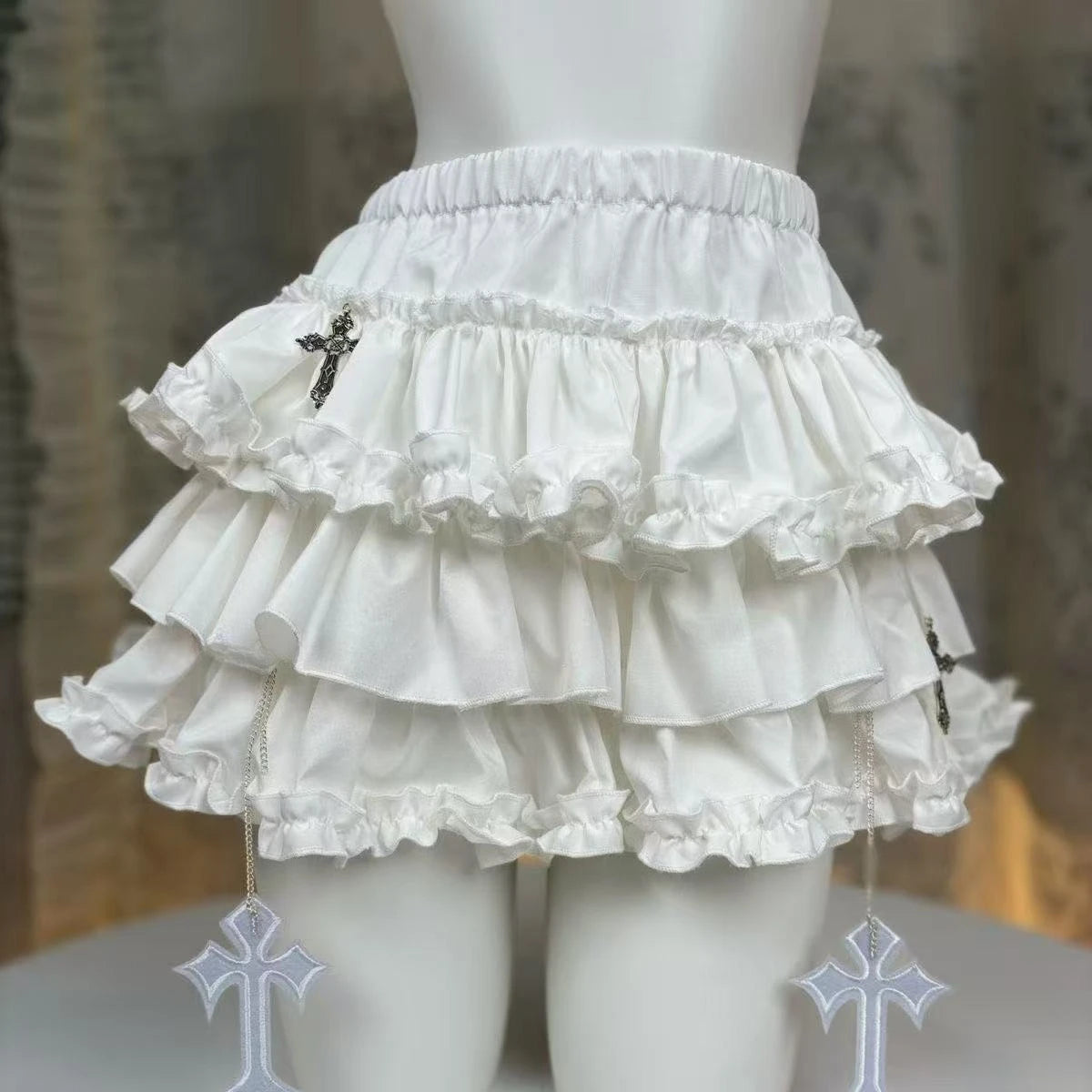 Voguable  Y2K Japanese Kawaii Aesthetic Skirt Women Cute Sweet Flared Mini Skirt Harajuku Casual Street Fashion Daily Wear Short Female voguable