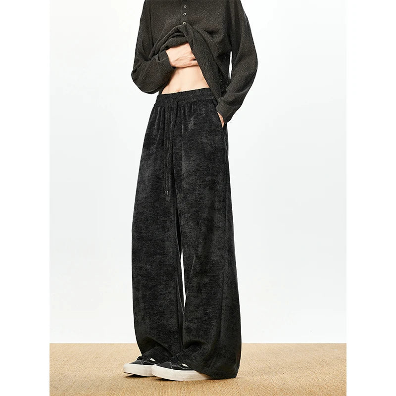 Autumn Casual Pants Men Fashion Retro Straight Pants Men Streetwear Hip-hop Loose Wide Leg Pants Mens Vintage Trousers M-3XL voguable