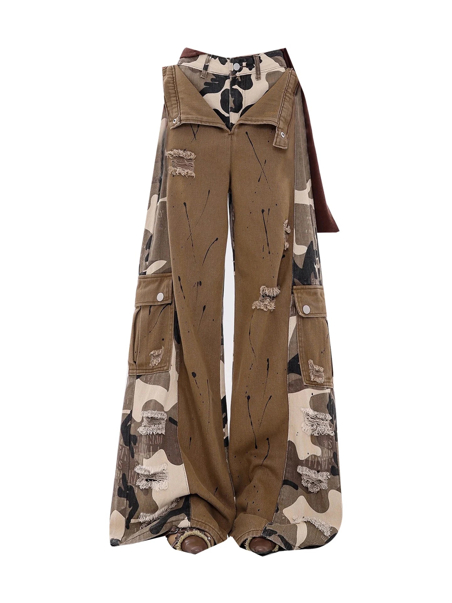 Voguable  2000s American Vintage Pants Women Casual Y2k Clothing Thin Sportwear Y2k Clothing Retro Camouflage Trouser Casual Chic Harajuku voguable