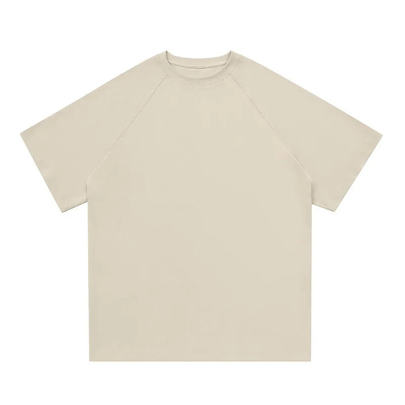 Men Loose Fit T-Shirt Round Neck Classic Casual Summer Cotton Tee Minimalist Basic Undershirt  Fashion Comfort Breathable Top voguable