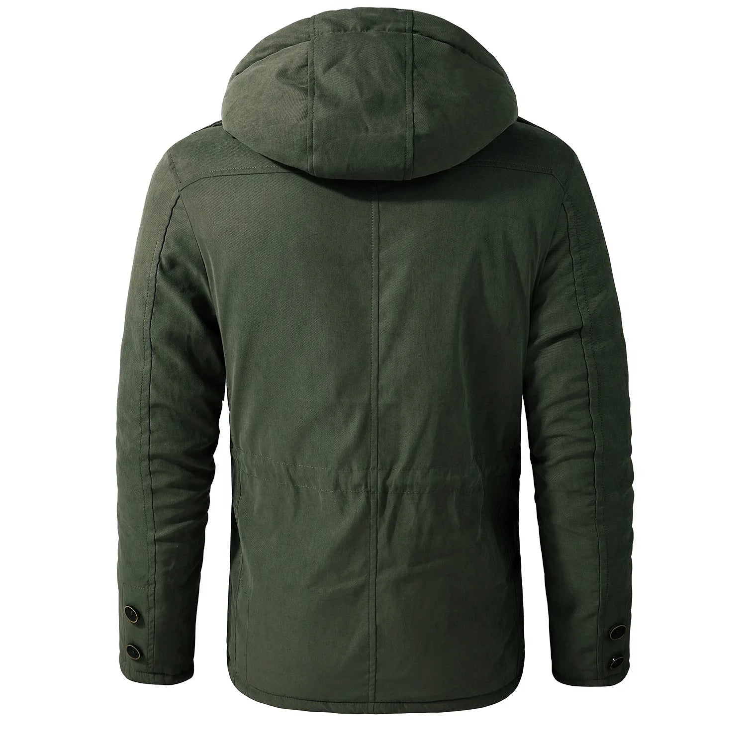 Winter Fleece Parkas Men Warm Windproof Jackets Thick Hooded Parka Coat Mens Fur Linner Outerwear Casual Cotton Padded Jacket voguable