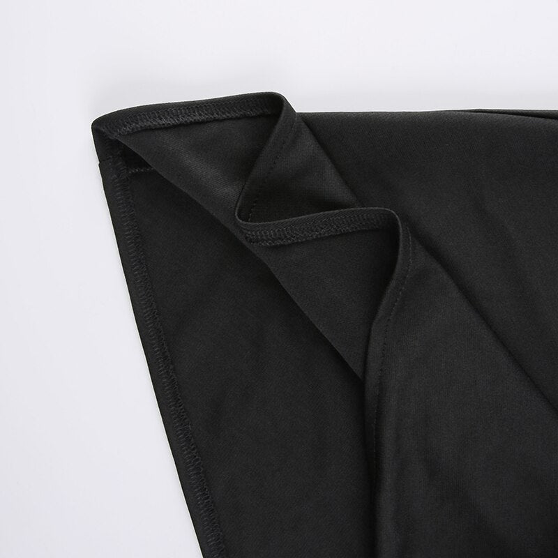 V-Neck Long Sleeve Pleated Party Dress mysite