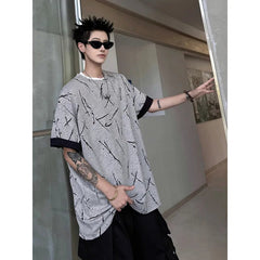Mens Loose Fit T-Shirt man O Neck Comfortable Soft Breathable Unique Design Casual Streetwear Fashion New Style Tee Top Trending voguable
