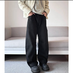 NEW pants Unisex Straight Leg Loose Fit Cotton Casual Pants Outdoor Sportswear  Trendy Versatile Trousers Men Women Fashion voguable