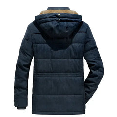 Men Outdoor Jacket Men New Hat Windbreakers Parka Waterproof Fleece Hooded Men's Coats Men's Leisure Velvet Thick Warm Coat voguable