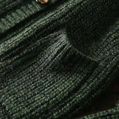 American High-end Knit Cardigan Men's Stand Collar Sweater Cardigan Korean 2025 New Spring Autumn New Sweater Button Jacket Chic voguable