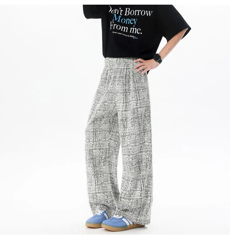 New Design Unisex Straight Leg Casual Pants Breathable Comfortable Novel Fabric Fashion Comfy Trendy Stylish Athleisure Trousers voguable