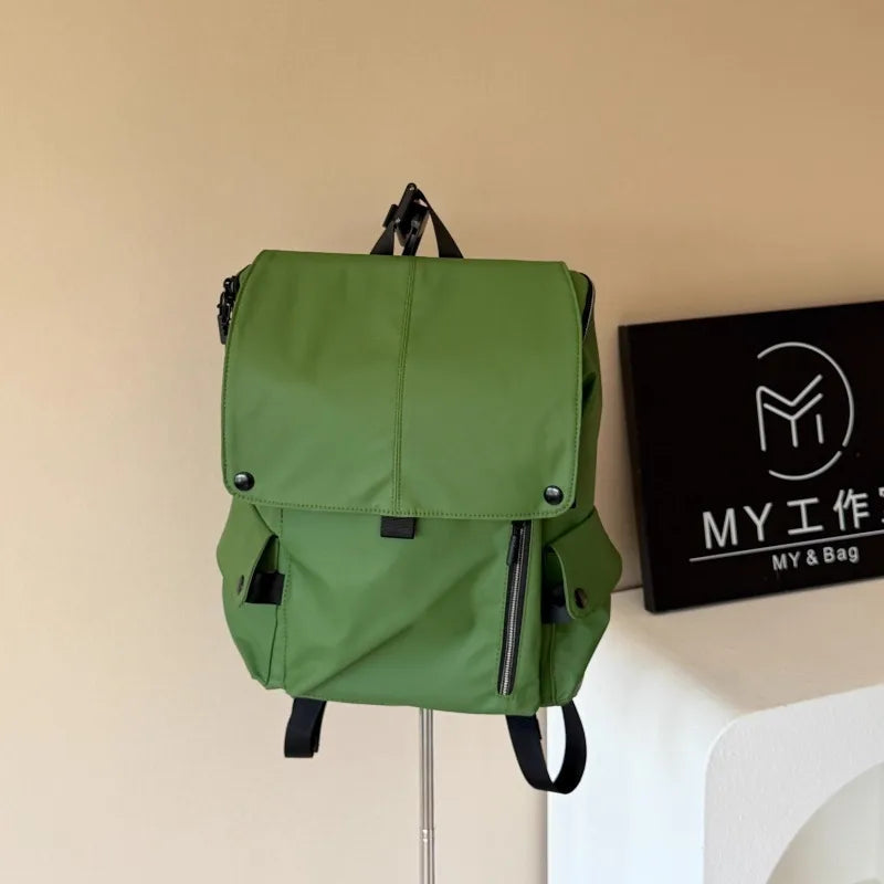 Korean Y2k Aesthetic Simple Backpack Casual All Match Fashion Schoolbags Vintage Preppy Trendy Chic Backpacks for Women Students voguable