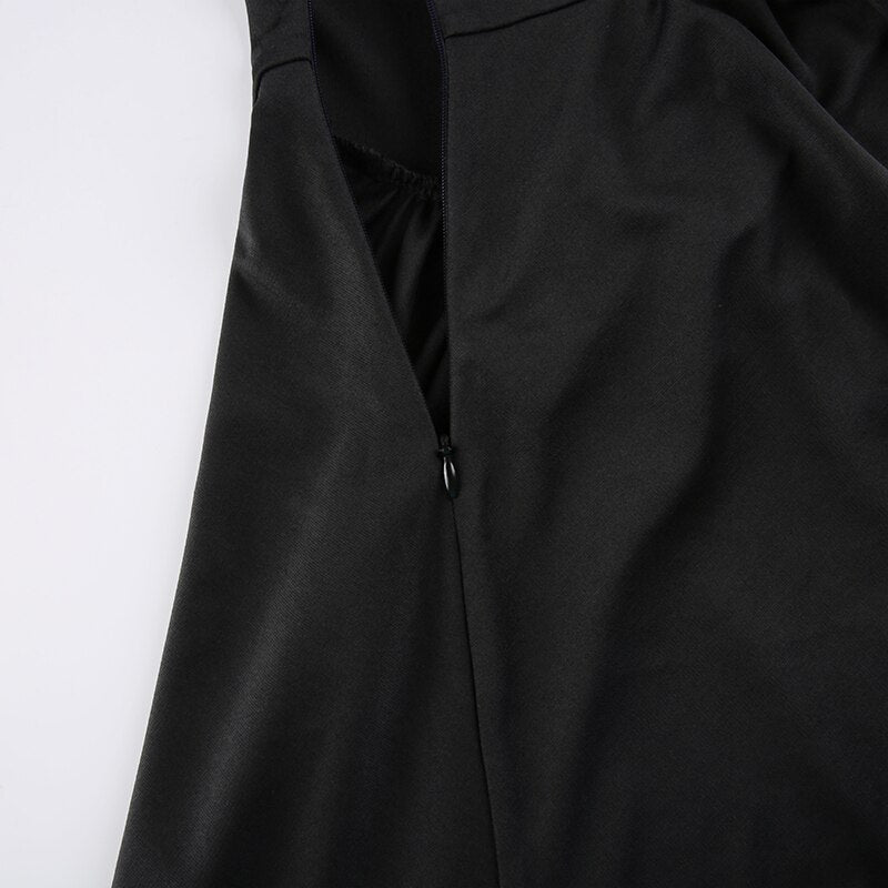V-Neck Long Sleeve Pleated Party Dress mysite