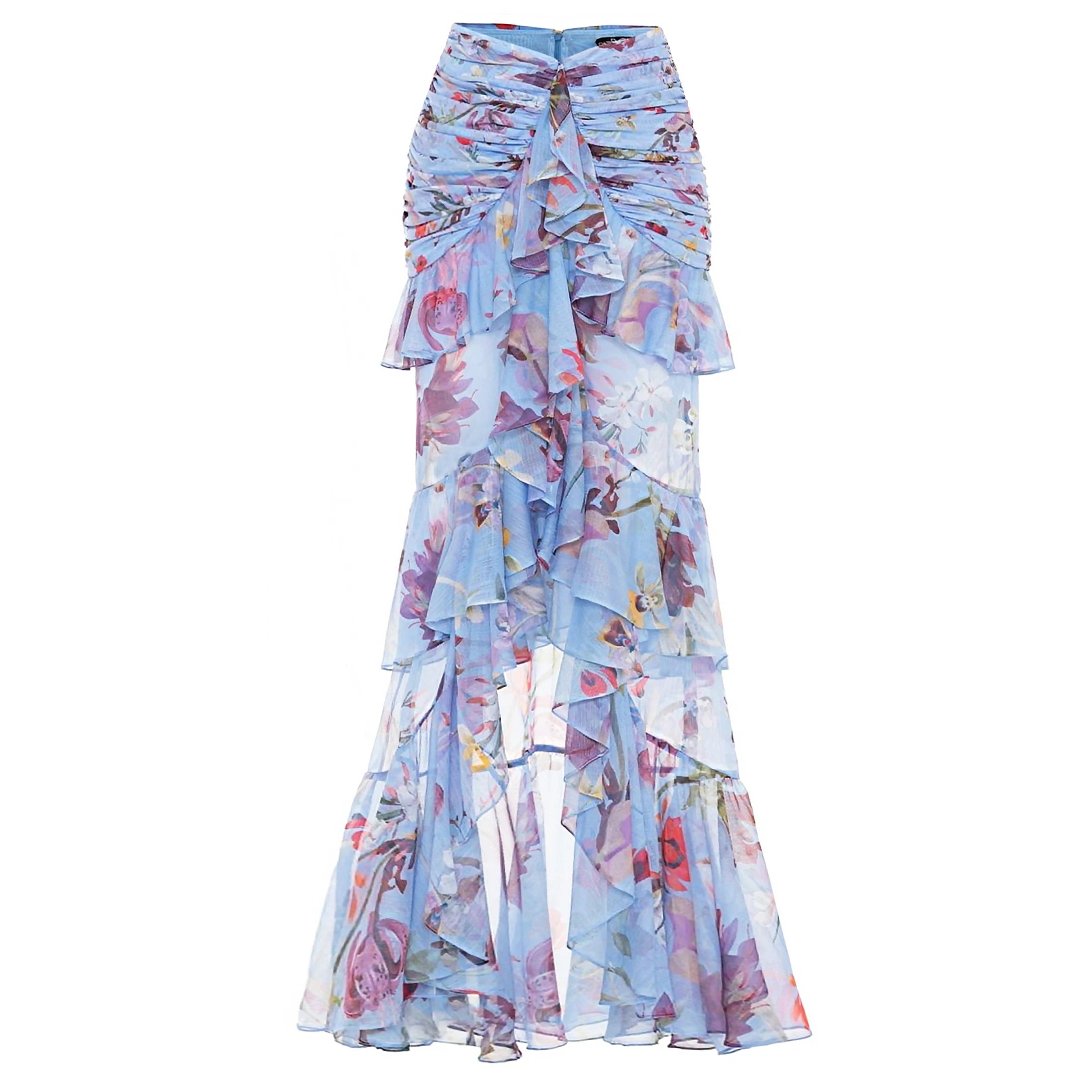 New 2Pcs Ruffle Swimsuit Women Sexy Bikini Strappy Swimwear Floral Bikini Push Up Biquini Female Bathingsuit Slimming Beachwear voguable