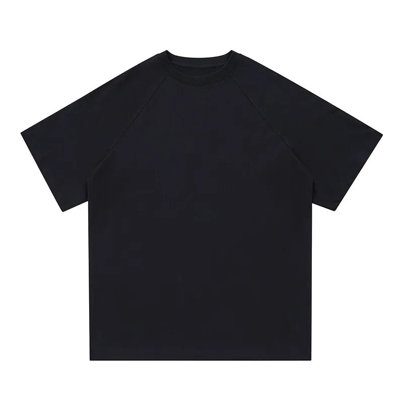 Men Loose Fit T-Shirt Round Neck Classic Casual Summer Cotton Tee Minimalist Basic Undershirt  Fashion Comfort Breathable Top voguable