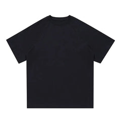 Men Loose Fit T-Shirt Round Neck Classic Casual Summer Cotton Tee Minimalist Basic Undershirt  Fashion Comfort Breathable Top voguable