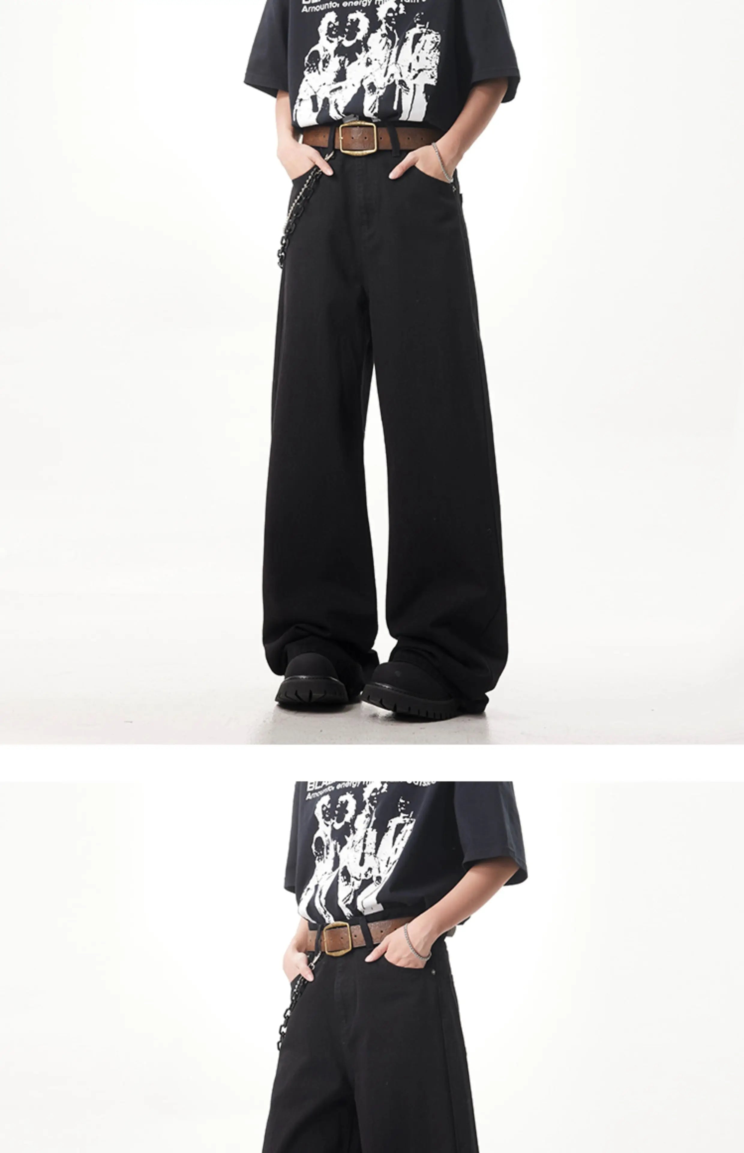 Big boy Jeans for Men Streetwear Baggy Jeans Washed Denim Leisure Simple Dime Pants straight Women Jeans Mujer Hot traf jean voguable
