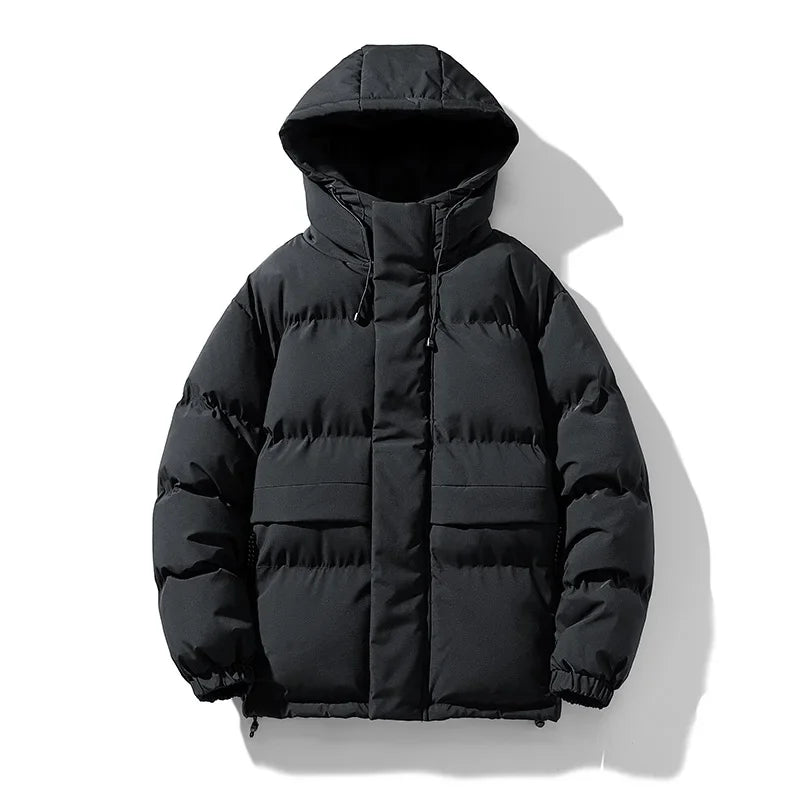 New Men Warm Coat Mens Casual Brand Windproof Outwear Hat Parkas New Winter Jacket Male Autumn Hooded Waterproof Parkas Jacket voguable