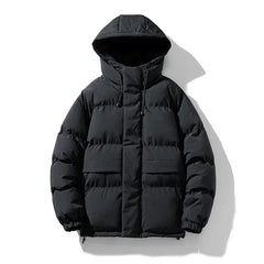 New Men Warm Coat Mens Casual Brand Windproof Outwear Hat Parkas New Winter Jacket Male Autumn Hooded Waterproof Parkas Jacket voguable