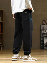 Spring Autumn Men's Baggy Sweatpants Colorfull Drawstring Cotton Trainning Jogger Pants voguable