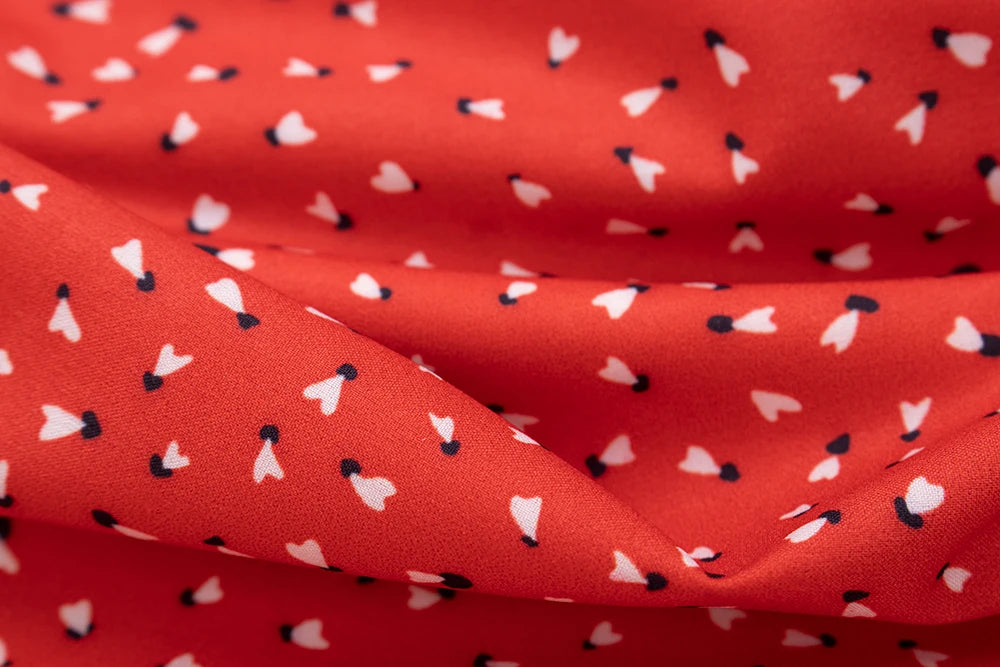 Fashion Lady Red Polka-dot Dress Sexy Spice Girl Suspender Floral Dress Summer New Women Sleeveless A-line Dresses voguable