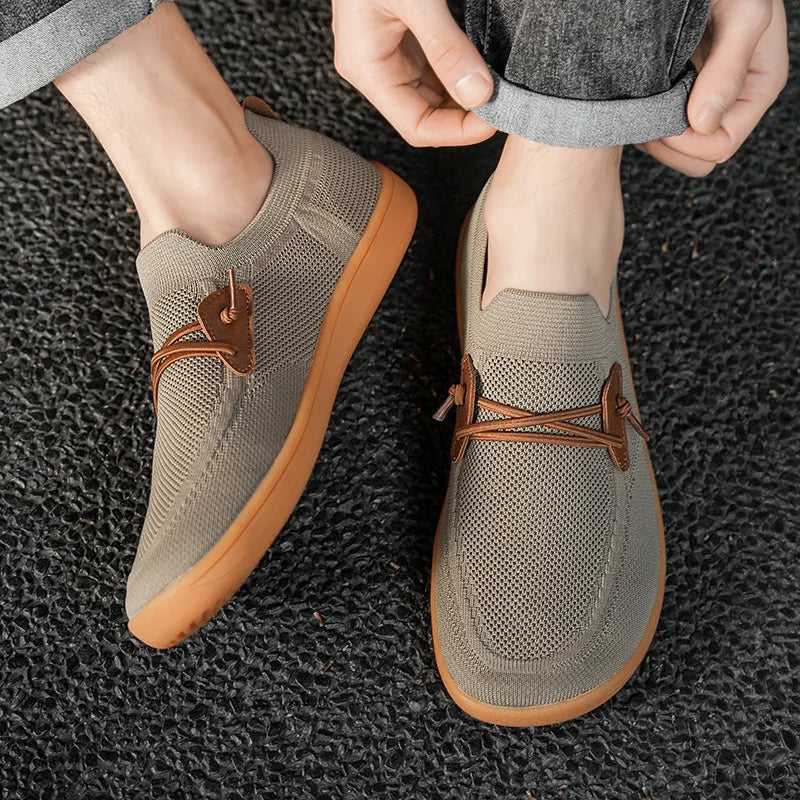 Voguable  Men Casual Dress Sneakers Minimalist Wide Barefoot Shoes Outdoor Comfort Lightweight Leisure Shoes Non Slip Wide Running Shoes voguable