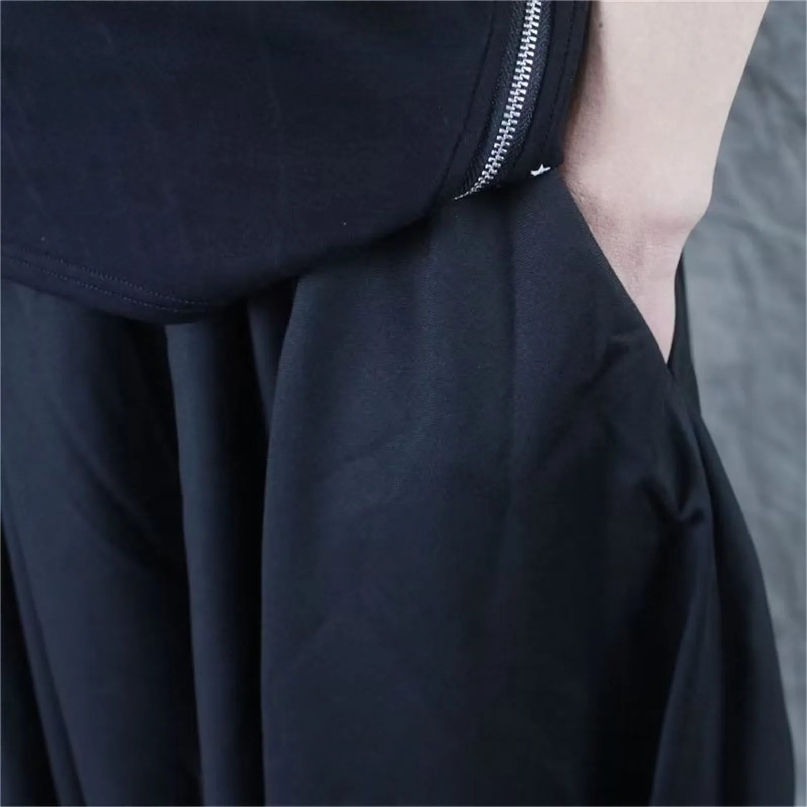 Voguable  Pants For Men Summer Autumn Loose Wide Leg Harem Pant Japanese Style Kendo Culottes Pants High Street Harajuku Sweatpants voguable