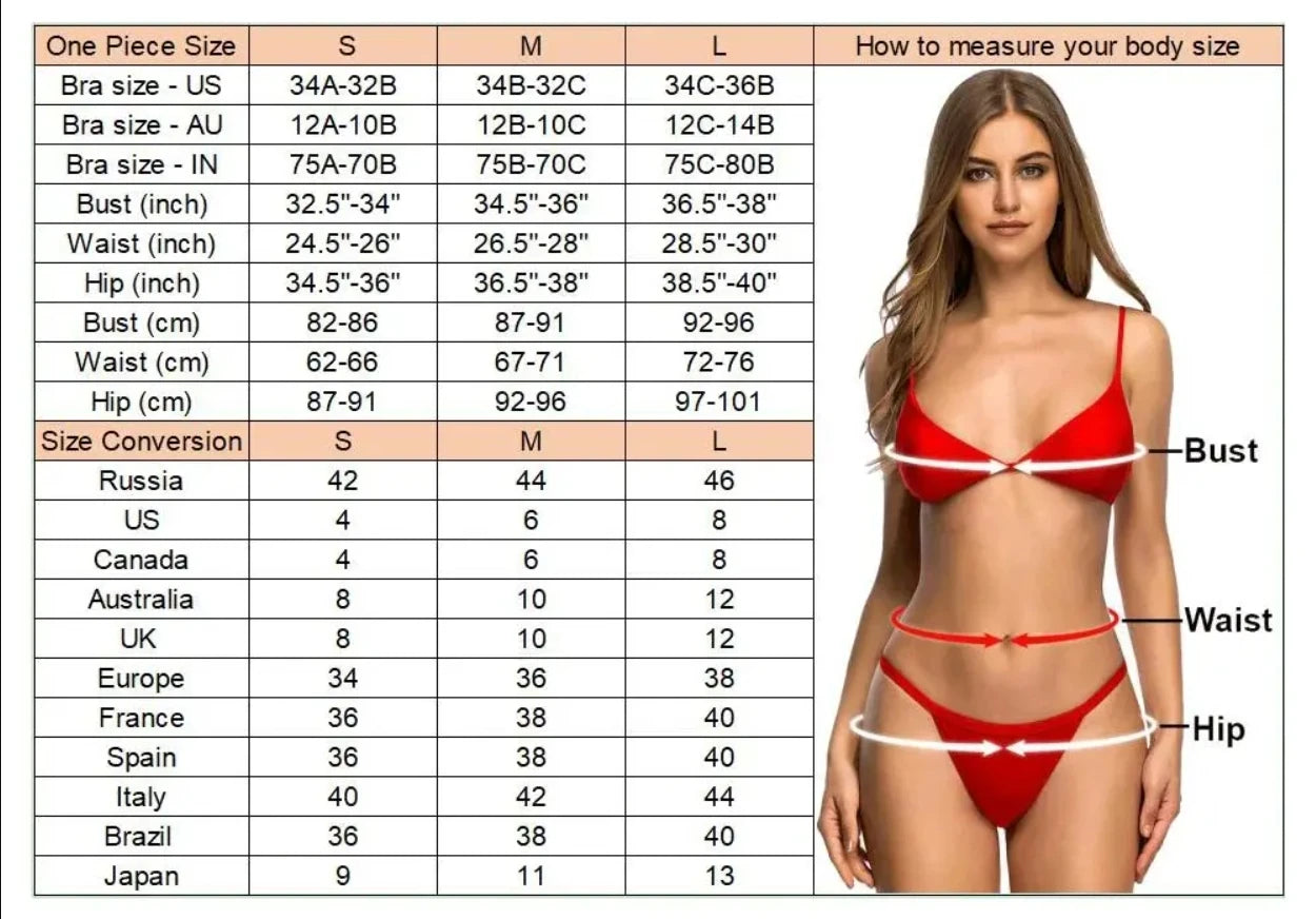 Voguable  Bikinis New Swimwear Women Swimsuit Sexy Brazilian Bikini Set Dopamine Print Beachwear Bathing Suit Biquini Female voguable