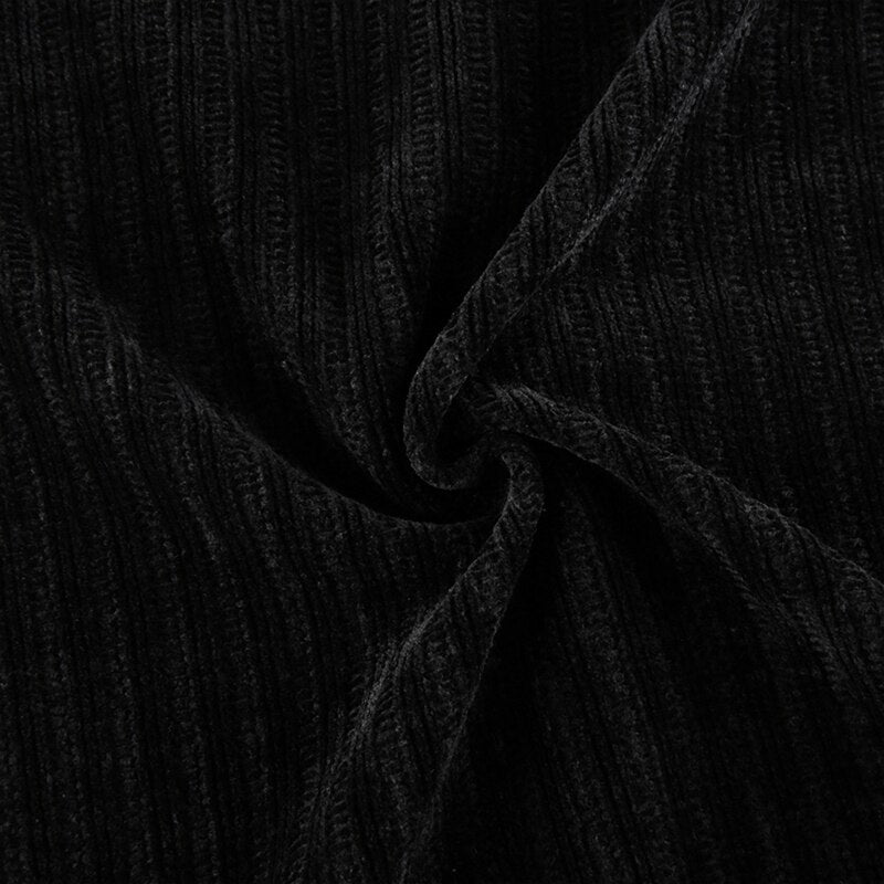 Black Velvet V-Neck Evening Party Short Dress mysite