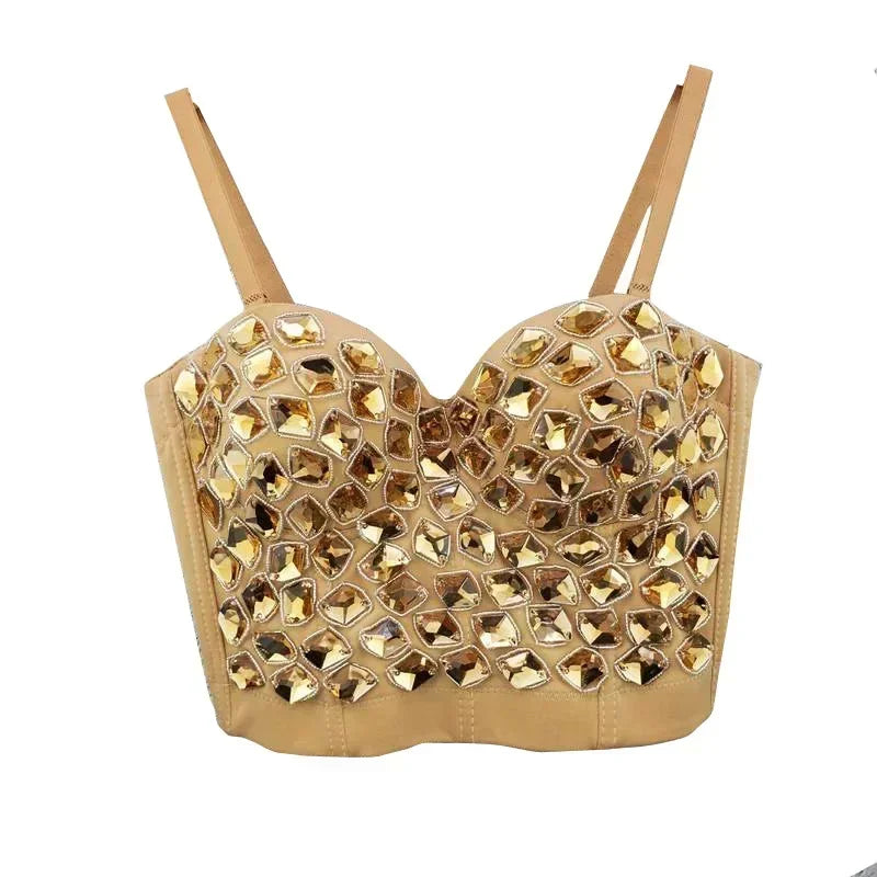 Fashion Clothes Tank Sling Stage Dance Wear Casual Women Clothing Y2k Tops Corset Streetwear Sexy Club Party Summer Elegant voguable