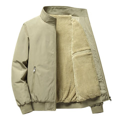 2023 Fleece Jacket Men Winter Thick Jackets Coats Plus Size 8XL Solid Color Jacket Fashion Casual Outwear Big Size 6XL Coat Warm voguable