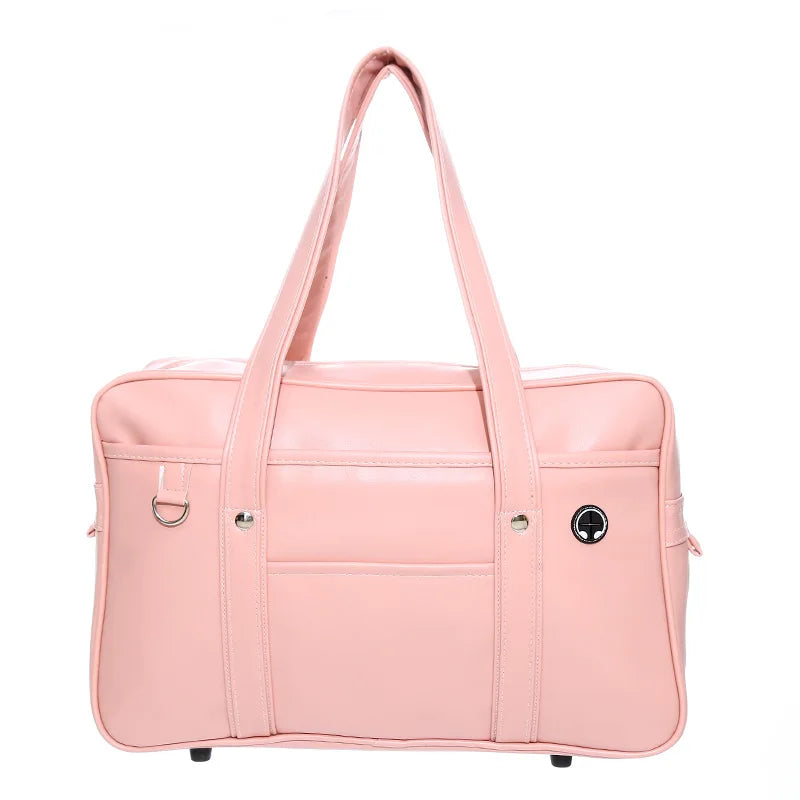 Japanese two-dimensional student JK uniform bag girl PU schoolbag COS wear-resistant waterproof one-shoulder Messenger handbag voguable