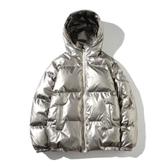 Winter Solid Color Parka Men Thick Hooded Jacket  New Warm Harajuku Coat Male Casual Zipper Jackets Windproof Outwear gotmes-shop