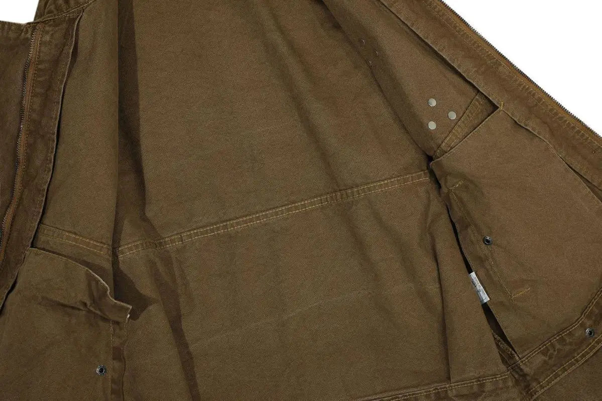 Men's Spring Autumn Deconstructed Splicing Design Jacket 2025 New Retro Workwear Short Men's Trendy High-end Jacket Aesthetic voguable