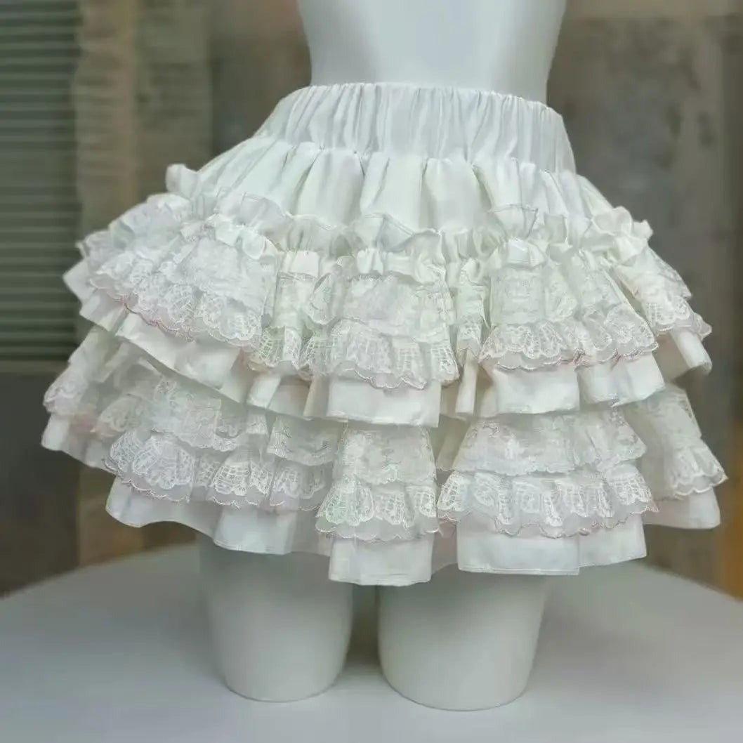 Voguable  Y2K Japanese Kawaii Aesthetic Skirt Women Cute Sweet Flared Mini Skirt Harajuku Casual Street Fashion Daily Wear Short Female voguable