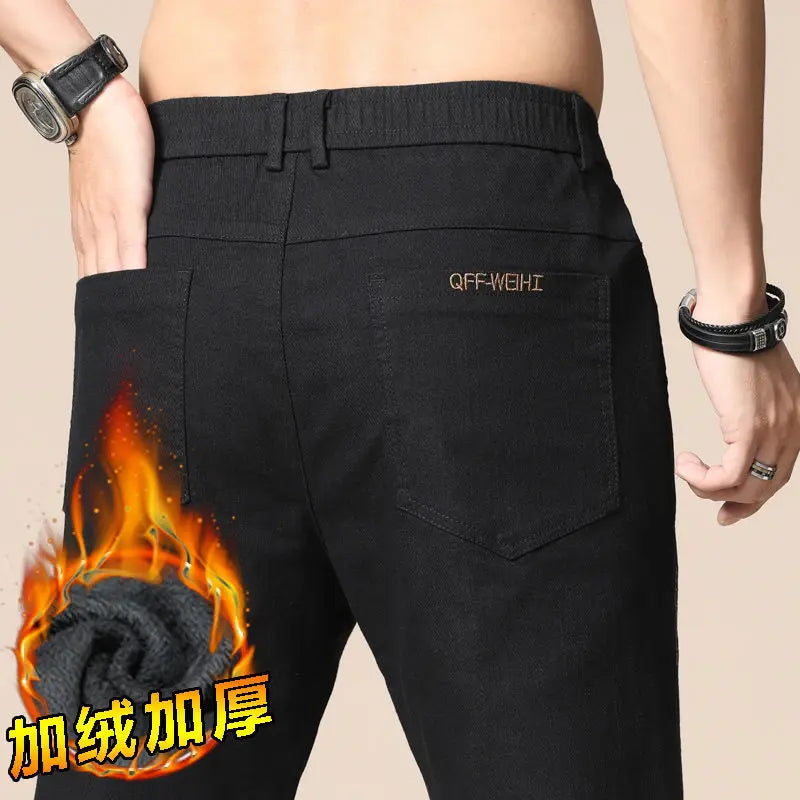 2023 Autumn Winter KPOP Fashion Style Harajuku Slim Fit Trousers Loose All Match Thick Casual Pants Patchwork Straight Leg Pants voguable