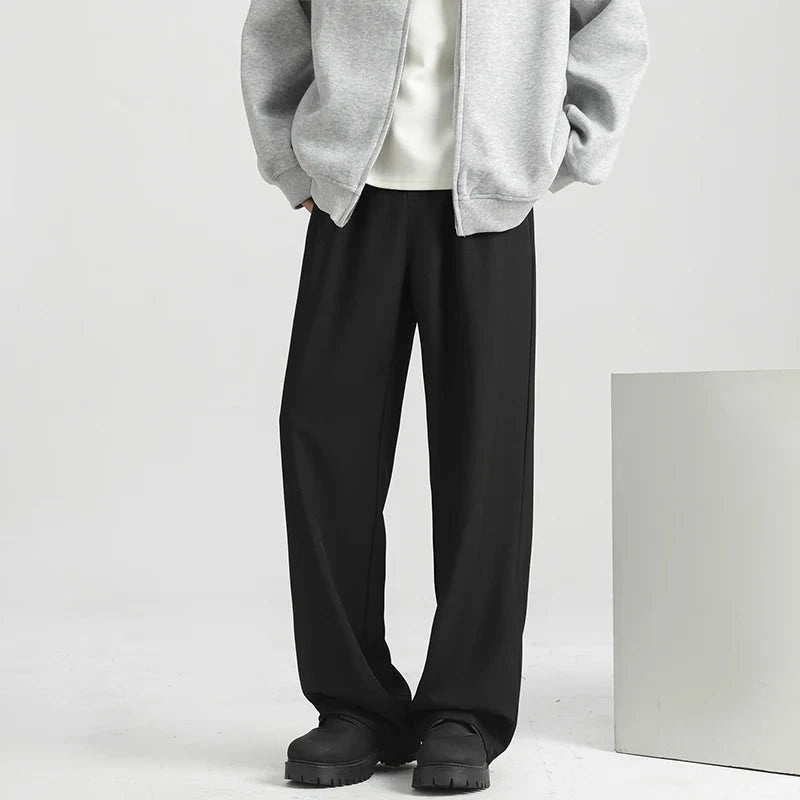 Men's Light Luxury Naples Slim-fit Suit Pants Casual Japanese Retro Premium Quality Elegant Popular Leisure Trousers 2026 Spring voguable