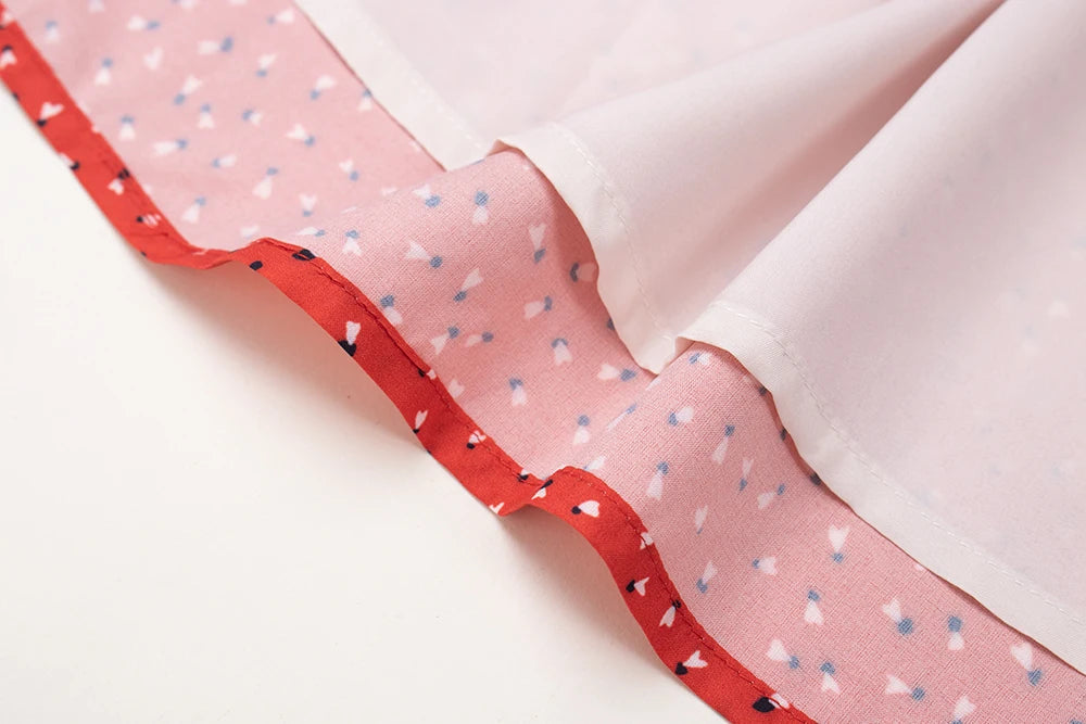 Fashion Lady Red Polka-dot Dress Sexy Spice Girl Suspender Floral Dress Summer New Women Sleeveless A-line Dresses voguable
