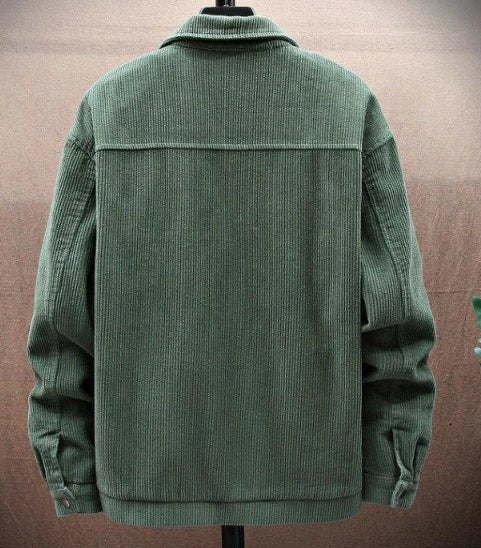 Voguable  High Quality Men's Corduroy Coats 2023 New Spring Autumn Casual Multi-pocket Thin Bomber Jackets Men Workwear Oversize M-5XL voguable