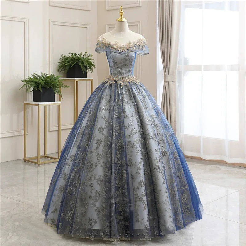New chorus dress long vocal Bel Canto art test dress host annual solo evening gown Peng Peng skirt voguable