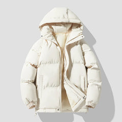 Autumn Winter New Men's Hooded Parkas Solid Warm Couple Jacket Outdoor Casual Outwear Coats Men Cotton Padded Sports Jackets voguable