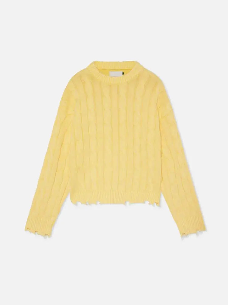Casual Yellow Half Turtleneck Sweater Men Fashion Long Sleeve Tassel Knitted Pullover For Autumn Lazy Long Sleeve Knitted Jumper voguable
