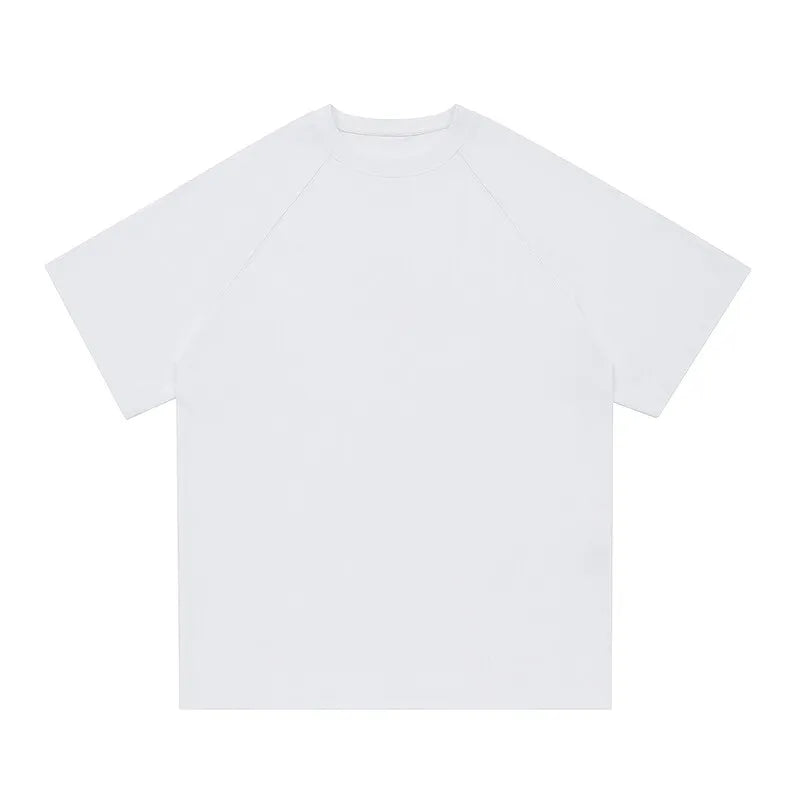 Men Loose Fit T-Shirt Round Neck Classic Casual Summer Cotton Tee Minimalist Basic Undershirt  Fashion Comfort Breathable Top voguable