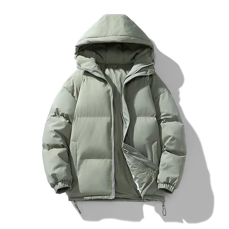 Winter Parkas Men Cotton-padded Coats Men Puffer Jackets Outdoor Hooded Coat Casual Windbreaker Thick Warm Coat Men Jacket voguable