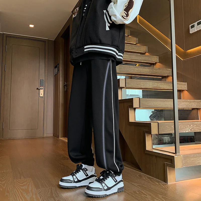 Voguable  Jogger Sweatpants Men Casual Sports Pants Harajuku Fashion Brand Track Pants Casual Baggy All-Match Trousers Men Clothing voguable