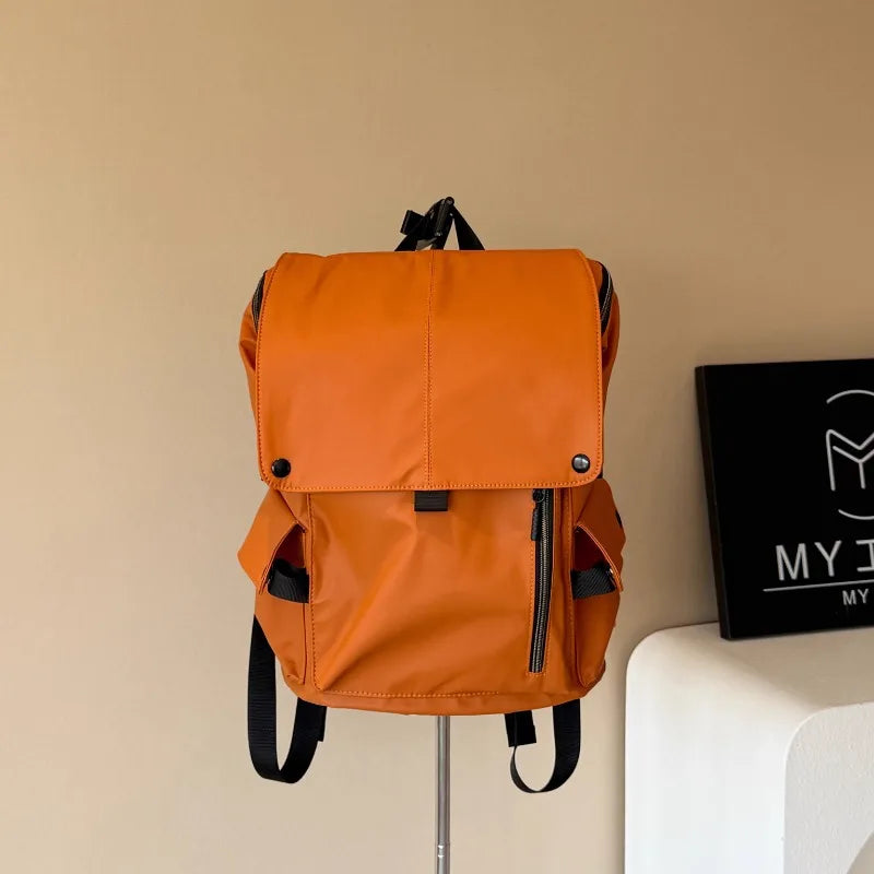 Korean Y2k Aesthetic Simple Backpack Casual All Match Fashion Schoolbags Vintage Preppy Trendy Chic Backpacks for Women Students voguable
