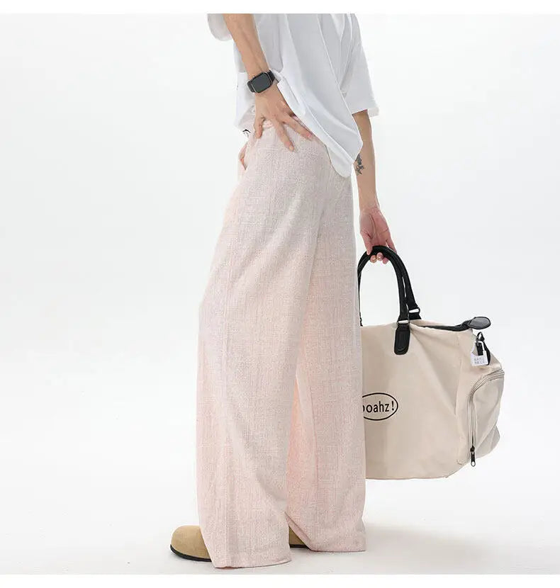New Design Unisex Straight Leg Casual Pants Breathable Comfortable Novel Fabric Fashion Comfy Trendy Stylish Athleisure Trousers voguable