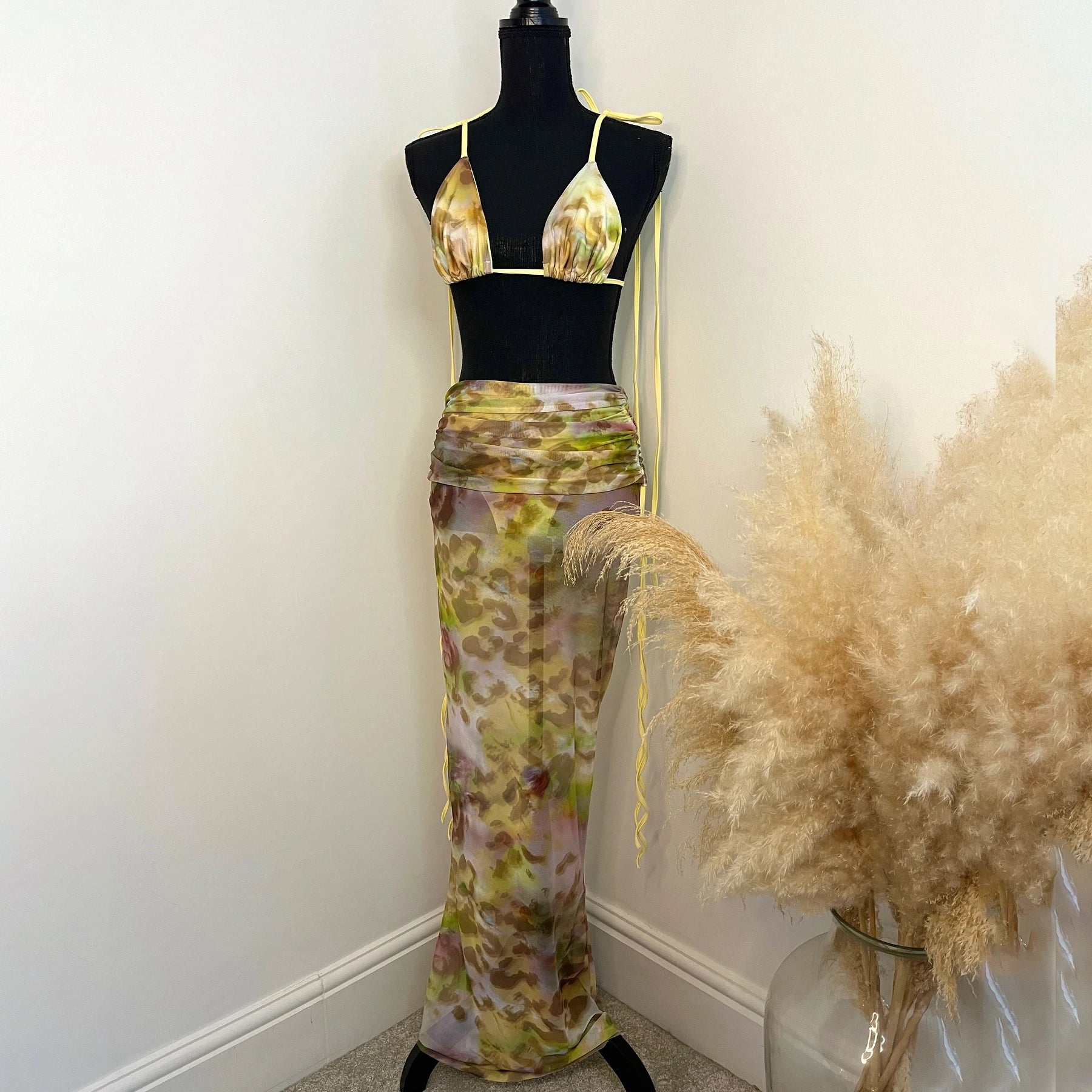 Sexy 3Pcs Bikinis Women Swimsuit Female Swimwear Bandeau Biquini Thong Bathsuit Triangle Swimming Suit Halter Bodysuit Beachwear voguable