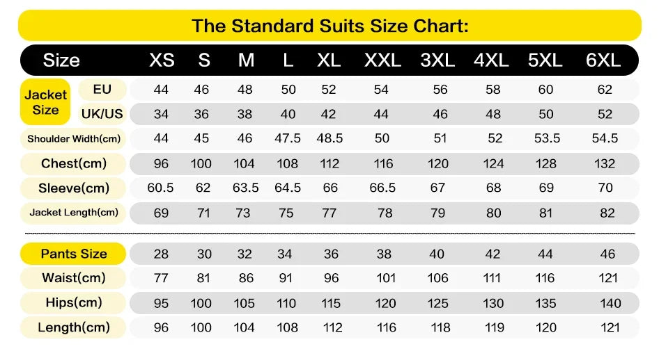 Voguable  New Slim Men's Suit 3-Piece Set Jacket +Vest+ Pant Wedding Party Men Blazer Coat Luxury voguable