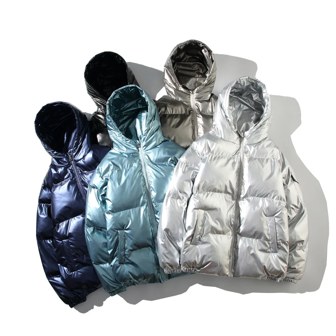 Winter Solid Color Parka Men Thick Hooded Jacket  New Warm Harajuku Coat Male Casual Zipper Jackets Windproof Outwear gotmes-shop