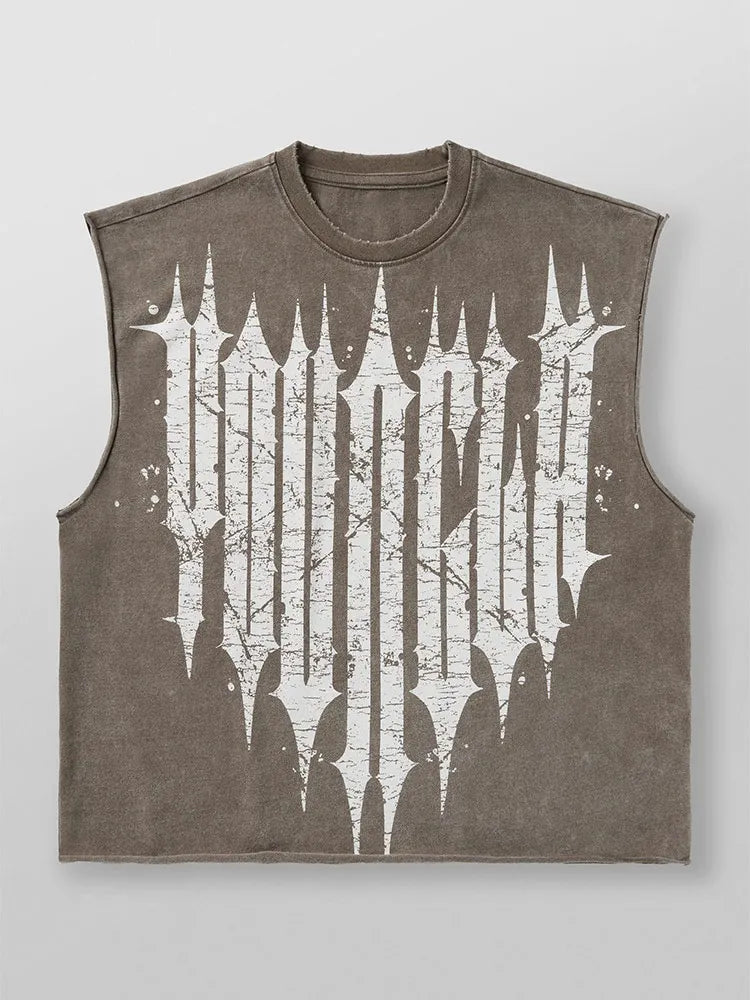 Men's Printed Solid Sleeveless Sports Vests Breathable Loose Fashion Outdoor Fitness Tops 2024 Summer Male Gyms Running Tanks voguable