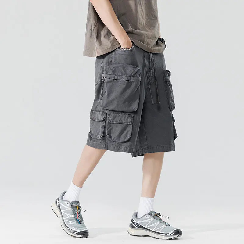 New Summer Men Cotton Cargo Shorts Men American Clothing Casual Breeche Bermuda Beach Jogger Shorts Male Hot Dropshipping voguable
