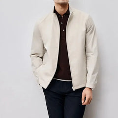 New Men Clothing Autumn Mens Jacket Business Casual 2024 Korean Fashion Luxury Stand Collar Jackets for Men Coats All-match Tops voguable