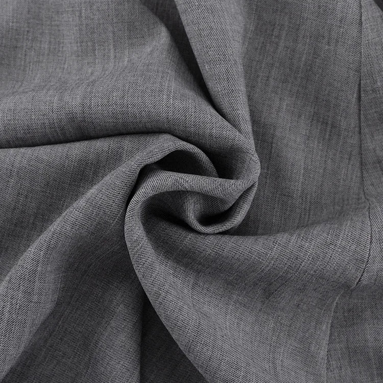 Retro Chic High Waist Gray Elegant Women Skirt Solid Color Zipper Pleat Long Skirt Fashion Office Lady Woman Clothing 2025 New voguable